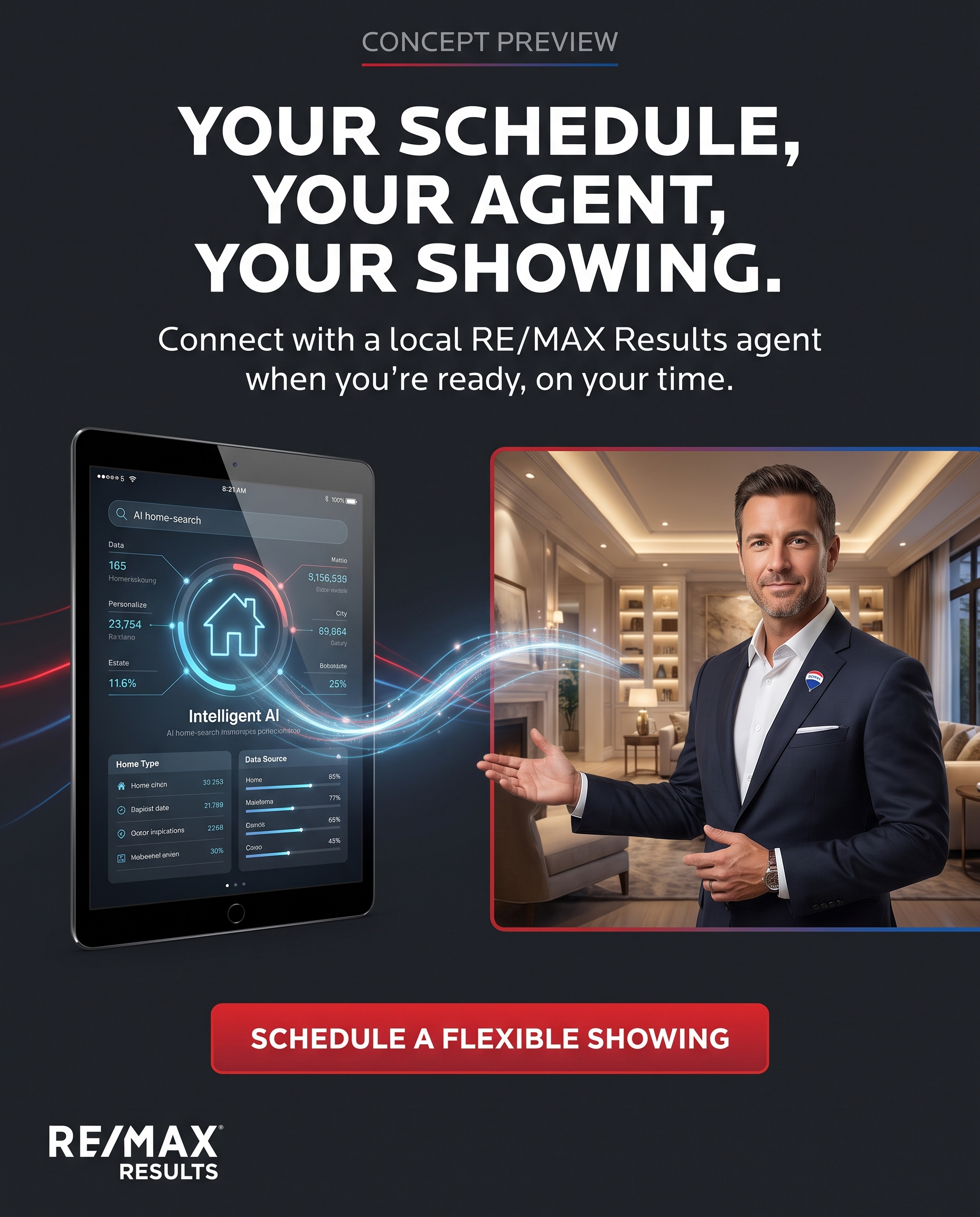 RE/MAX Results agent handoff concept